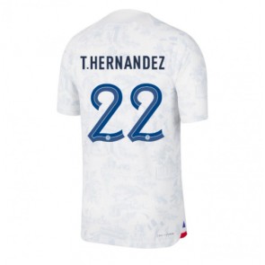 Lacne Muži Futbalové dres Francúzsko Theo Hernandez #22 MS 2022 Krátky Rukáv - Preč